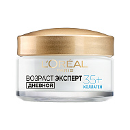 Крем для лица дневной `LOREAL` `ВОЗРАСТ ЭКСПЕРТ` увлажняющий против морщин 35+ 50 мл
