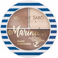 Палетка для скульптурирования `VIVIENNE SABO` MARINIERE тон 02 холодный