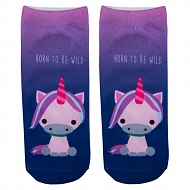 Носки женские `SOCKS` Pink unicorn р-р единый