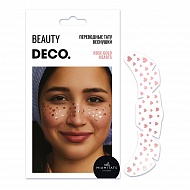 Набор переводных тату-веснушек `DECO.` by Miami tattoos (Rose Gold Hearts)