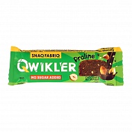 Батончик глазированный `SNAQ FABRIQ` QWIKLER Шоколадно-ореховое пралине 35 г