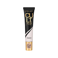 Крем тональный для лица `STELLARY` CULT MATTE матирующий тон 04 Dark beige