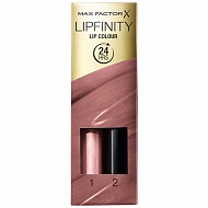 Помада для губ и увлажняющий блеск `MAX FACTOR` LIPFINITY тон 350 стойкая