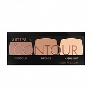 Палетка для контуринга `CATRICE` 3 STEPS TO CONTOUR тон 010