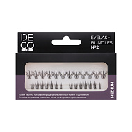 Пучки ресниц `DECO.` ART EYELASH BUNDLES набор №2 (микс средний размер)