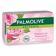 Мыло твердое `PALMOLIVE` Ощущение нежности с экстрактом лепестков розы и молочком 90 гр