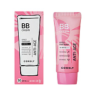 Крем для лица `CONSLY` EFFECT PHOTOSHOP BB антивозрастной SPF-50 PA++++ (натуральный бежевый) 50 мл