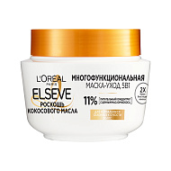 Маска для волос `LOREAL` `ELSEVE` РОСКОШЬ КОКОСОВОГО МАСЛА 5 в 1 (для нормальных и склонных к сухости волос) 300 мл
