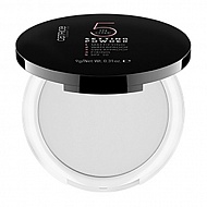 Пудра компактная для лица `CATRICE` 5 IN 1 SETTING POWDER 5 в 1 фиксирующая водостойкая тон 010