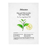 Маска для лица `JMSOLUTION` RELEAF с экстрактом чайного дерева (успокаивающая) 30 мл