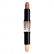 Консилер для лица `NYX PROFESSIONAL MAKEUP` WONDER STICK тон 02 Medium для контурирования двусторонний