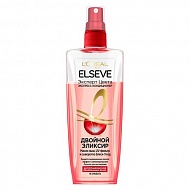 Экспресс-кондиционер для волос `LOREAL` `ELSEVE` ЭКСПЕРТ ЦВЕТА Двойной эликсир (для окрашенных и мелированных волос) 200 мл