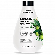 Бальзам для волос `CAFE MIMI` SUPER FOOD Олива и Тимьян (укрепление и рост) 370 мл