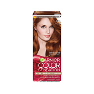 Краска для волос `GARNIER` `COLOR SENSATION` тон 6.45 (Янтарный темно-рыжий)
