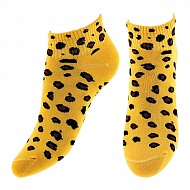 Носки женские `SOCKS` LEOPARD yellow р-р единый