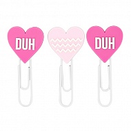Набор скрепок `FUN` LAMA COLLECTION Hearts 3 шт