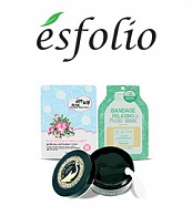 Тканевые маски для лица и глаз Esfolio: 2=3!