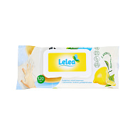 Салфетки хозяйственные `LELEA` универсальные с ароматом лимона 120 шт