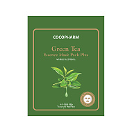 Маска для лица `COCOPHARM` PACK PLUS с экстрактом зеленого чая 25 г