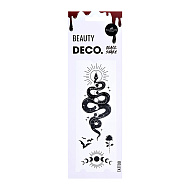 Набор переводных татуировок для тела `DECO.` SCARY by Miami Tattoos переводная (Black Snake)