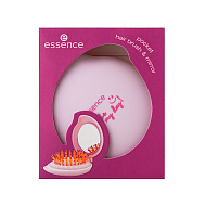 Расческа для волос `ESSENCE` YOU MAKE MY DAY! с зеркальцем