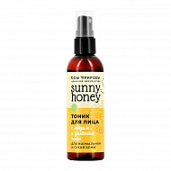 Тоник для лица `ДОМ ПРИРОДЫ` `SUNNY HONEY` с мёдом и зеленым чаем (для сухой и нормальной кожи) 100 г