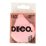 Многофункциональный спонж для макияжа `DECO.` универсальные 2 шт