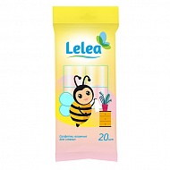 Салфетки хозяйственные `LELEA` для стекол и зеркал 20 шт