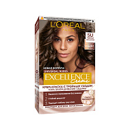 Крем-краска для волос `LOREAL` `EXCELLENCE` CREME UNIVERSAL NUDES тон 5U (универсальный светло-каштановый)