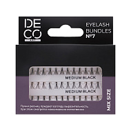 Пучки ресниц `DECO.` ART EYELASH BUNDLES набор №7 (микс размеров)