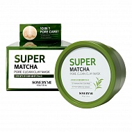 Маска для лица `SOME BY MI` SUPER MATCHA 10 в 1 глиняная с экстрактом чая матча (очищающая) 100 г