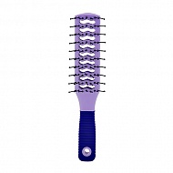 Расческа для волос `LADY PINK` `FAVS` массажная вентилируемая квадратная фиолетовая