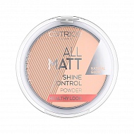 Пудра компактная для лица `CATRICE` ALL MATT SHINE CONTROL POWDER HEALTHY LOOK тон 100 neutral fresh beige