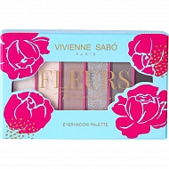 Палетка теней для век `VIVIENNE SABO` FLEURS NATURELLES тон 04