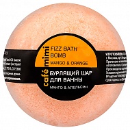 Бурлящий шар для ванны `CAFE MIMI` Манго и апельсин 120 г