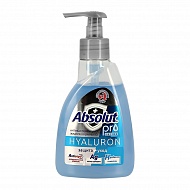 Мыло жидкое `ABSOLUT PRO` СЕРЕБРО + ГИАЛУРОН 250 мл
