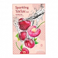 Маска для лица `PERIPERA` `SPARKLING` TOKTOK TIME с экстрактом вишни (обновляющая) 18 г