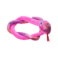 Мягкая игрушка змейка `LADY PINK`
