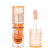 Масло для губ `REVOLUTION` POUT LIP OIL ухаживающее с фруктовым ароматом тон Honey shimmer