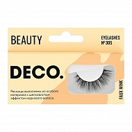 Накладные ресницы `DECO.` FAUX MINK с эффектом норки №305