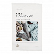 Маска для лица `DETOSKIN` с экстрактом капусты кале (увлажняющая, успокаивающая, для чувствительной кожи) 30 г