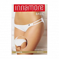 Трусы женские `INNAMORE` UNDERWEAR танга из хлопка (nero, 2)