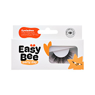 Накладные ресницы `EASYBEE` PARTY DAY EYELASHES FAUX MINK №102 черные с эффектом норки