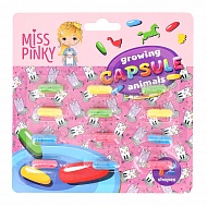 Растущие животные в капсуле `MISS PINKY` `FAVS` 12 шт.