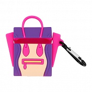 Чехол для наушников `LADY PINK` силиконовый универсальный