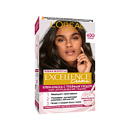 Крем-краска для волос `LOREAL` `EXCELLENCE` тон 400 Каштановый