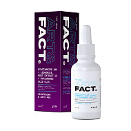 Сыворотка для лица `ART & FACT` себорегулирующая с ниацинамидом, экстрактом солодки и гиалуроновой кислотой 30 мл