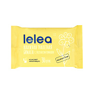 Бумага туалетная влажная `LELEA` с экстрактом ромашки 30 шт