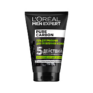 Гель для умывания `LOREAL` MEN EXPERT для проблемной кожи (с черным углем) 100 мл
