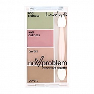 Палетка консилеров для лица `LOVELY` NO PROBLEM